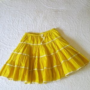 Mini Boden Girls Yellow Twirly Skirt 💛🌞